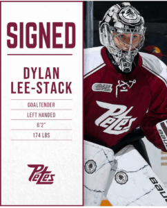 Dylan Lee-Stack Signed Petes OHL